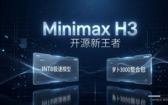 ComfyUI 305集 Minimax H3 开源新王者，萝卜整合包3000更新，附加模型流程在305集，一定要更新最新的COMFYUI才可以运行。