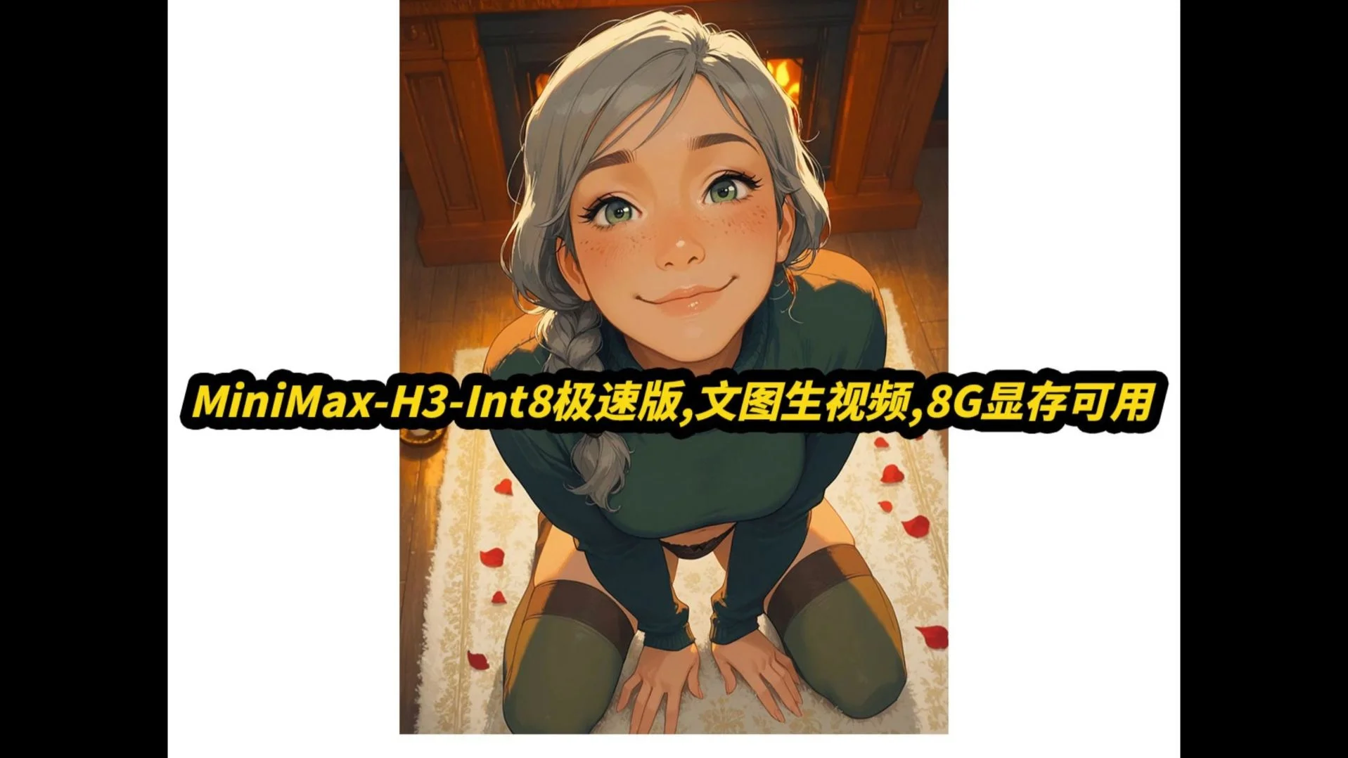 MiniMax-H3-Int8Convrot极速版,文图生视频,8G显存可用,支持你懂的,自动补帧,25步采样,自定义分辨率,自适应端口,自动提示词,首尾帧