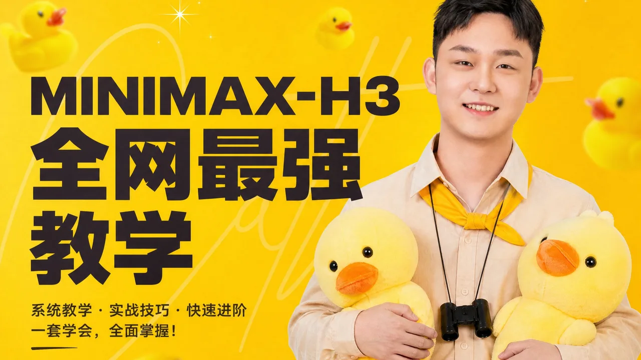 免费版SD???我准备了MINIMAX-H3最全玩法【含全套模版素材| 最低12GB可玩】