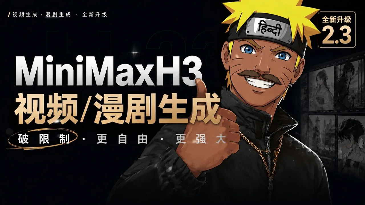 MiniMax H3一键整合包！MiniMaxH3首个加速插件! 16g内存+8g显存也能玩MinimaxH3+加速高达45%! 500s+到200s+的救赎!
