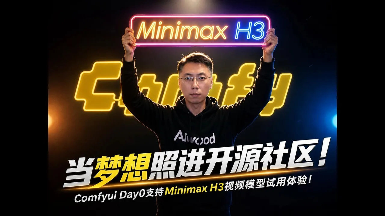 当梦想照进开源！目前最强开源视频模型Minimax H3 Comfyui部署体验！