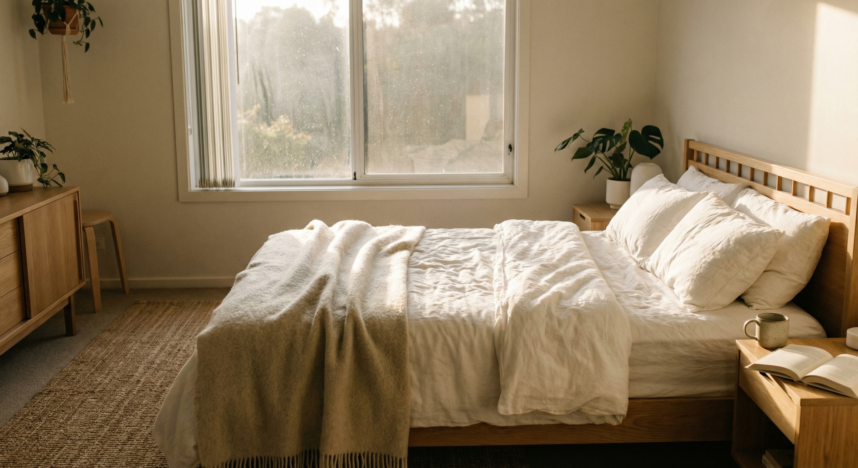 宁静的卧室清晨