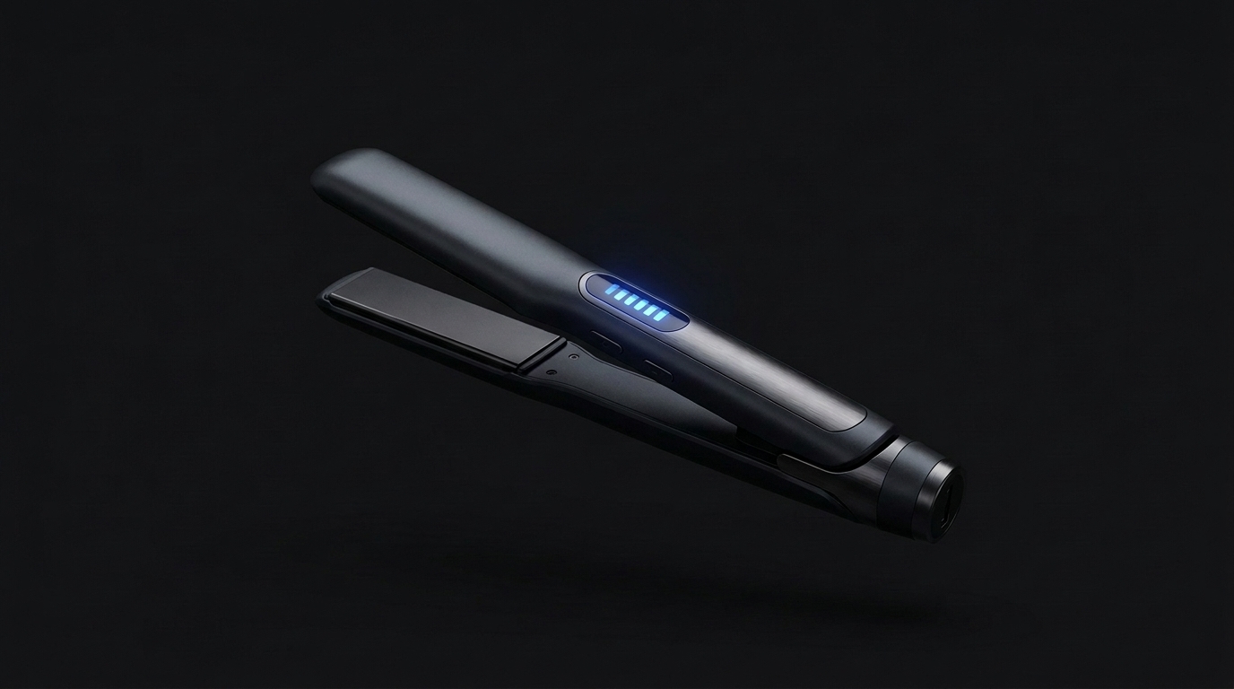 FIFN Z7 cordless flat iron with battery indicator for spa day wellness routine