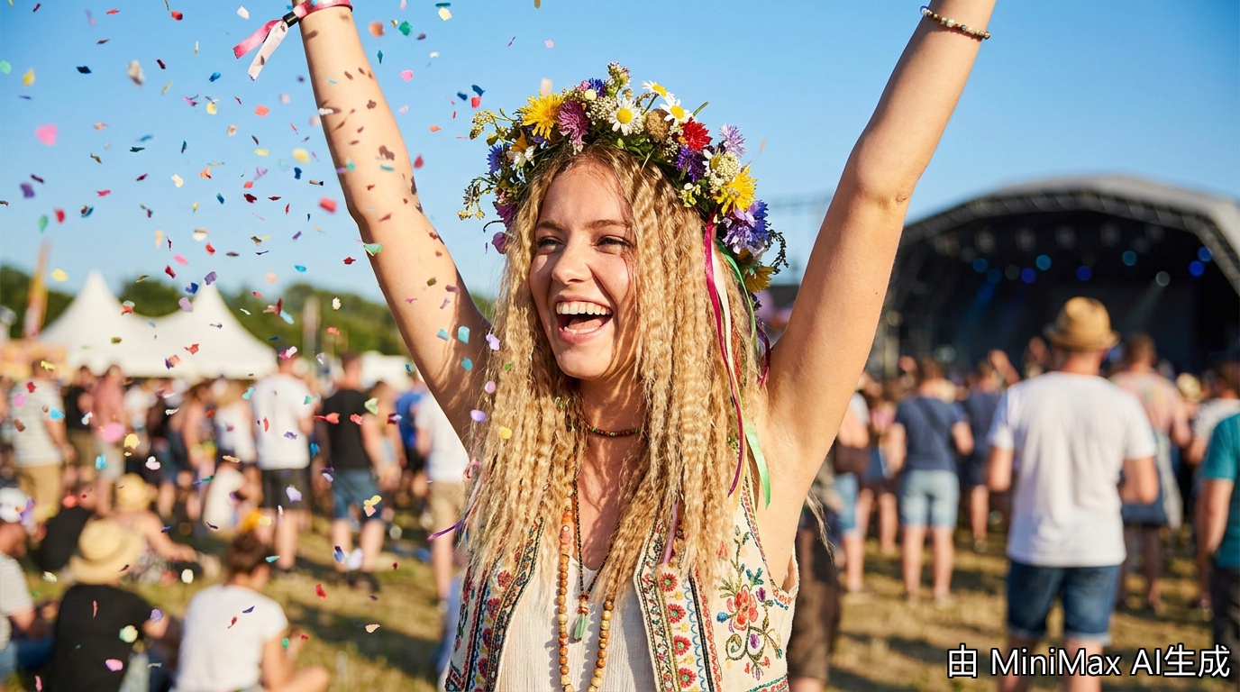 Festival crimped hair styles