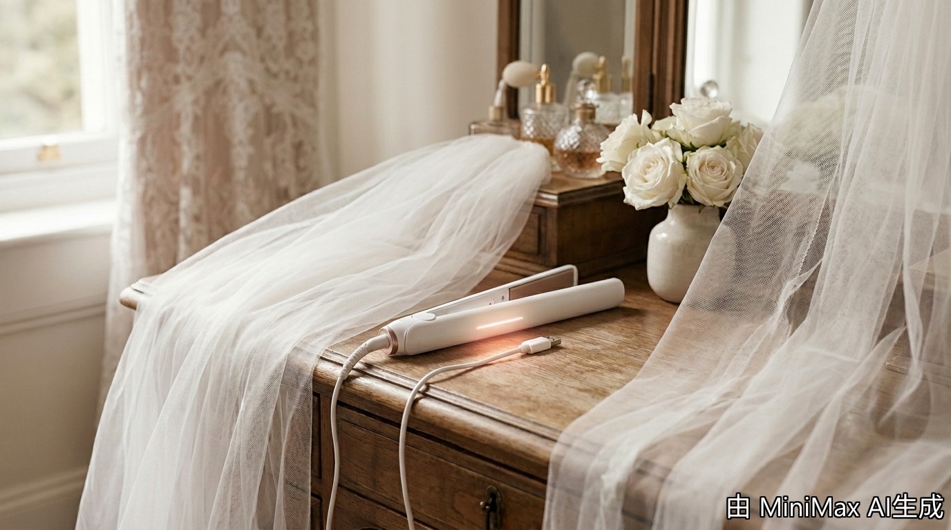Z7 wireless straightener for wedding day bridal prep
