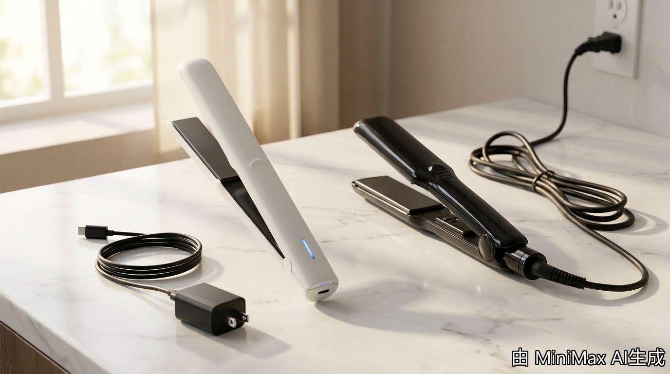 FIFN Z7 wireless vs traditional corded flat iron comparison