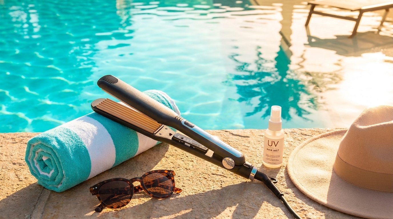 Hair Crimper Pool Day 2026: Beach + Chlorine Safe