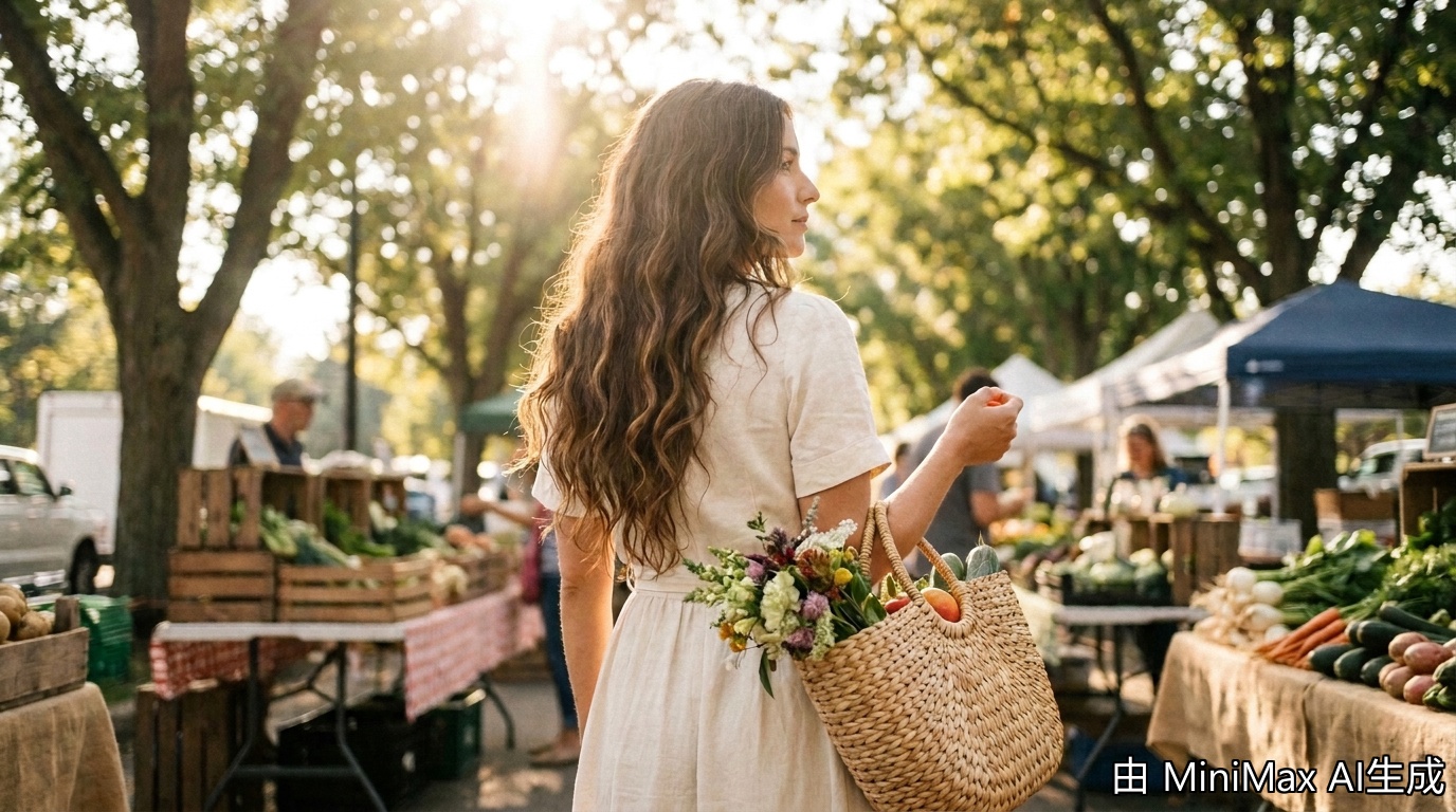Boho crimped hair for outdoor weekend styling