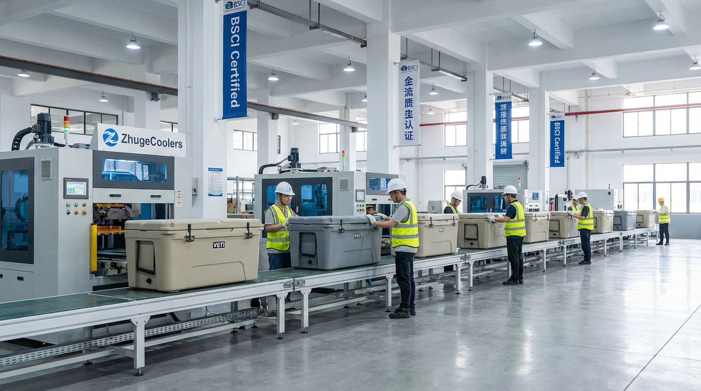 ZhugeCoolers Factory in Ningbo