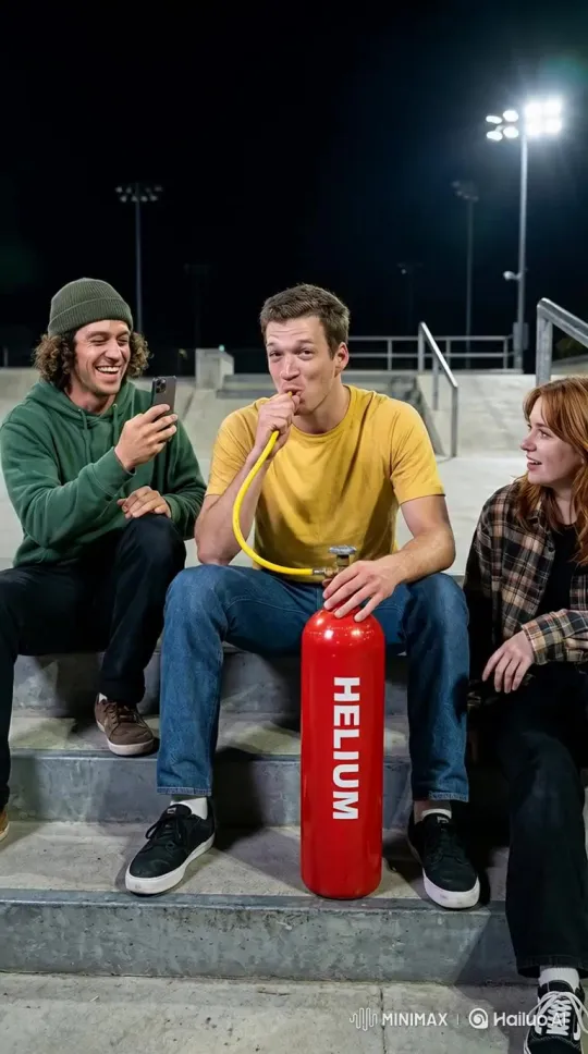 上传一张照片，生成人物漂浮升空的效果 by Hailuo AI Video Generator