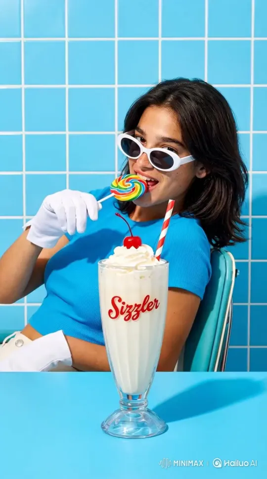 上传照片，生成抽帧律动的时尚写真 by Hailuo AI Video Generator