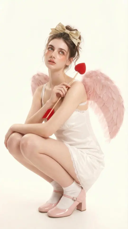 上传一张照片，生成丘比特主题写真 by Hailuo AI Video Generator