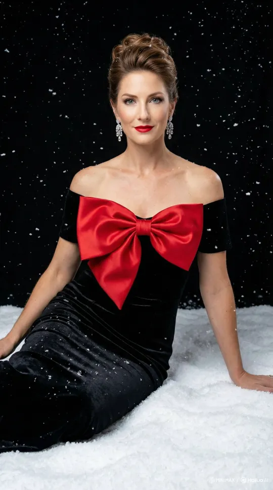 上传照片，生成优雅蝴蝶结主题写真 by Hailuo AI Video Generator