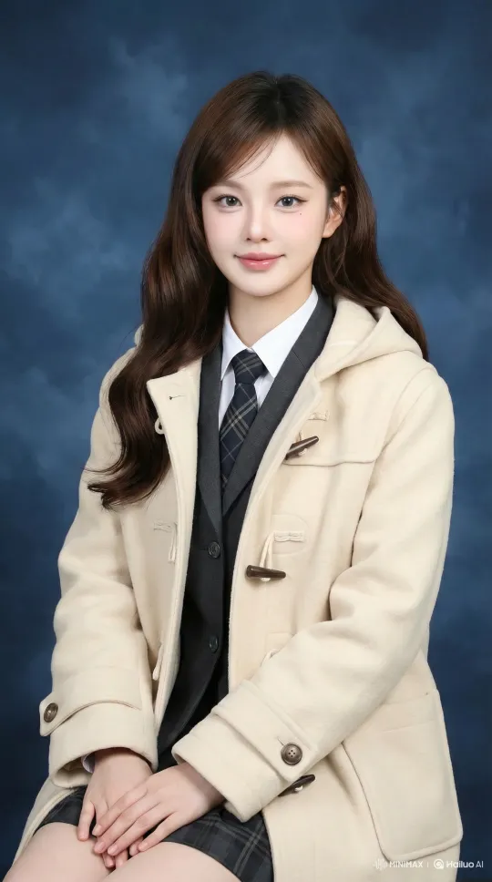 上传照片，生成你的韩式毕业照 by Hailuo AI Video Generator