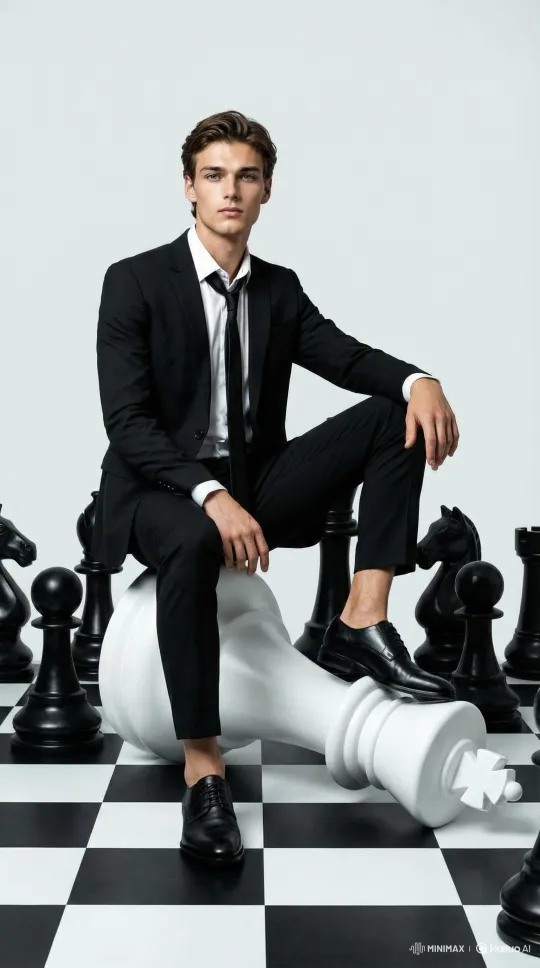 将你的照片上传，即刻转换生成独特的黑白棋盘格艺术风格图片