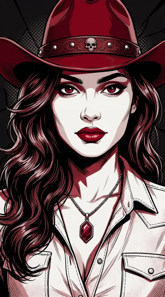 轻松上传照片，创意生成个性化血色牛仔风格艺术图像，打造你的专属视觉作品。