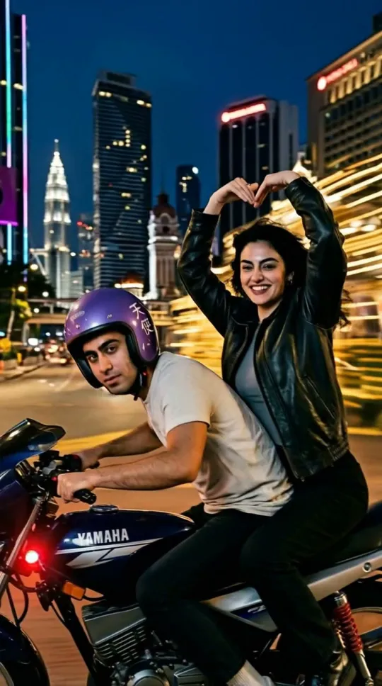 以下是几个适中的标题选择：

1.  上传照片，生成你的专属炫酷机车比心视频
2.  一键上传照片，AI制作酷炫骑行比心大片
3.  上传照片，变身比心机车手，制作你的专属帅气视频
4.  上传照片，智能生成骑摩托比心帅气视频