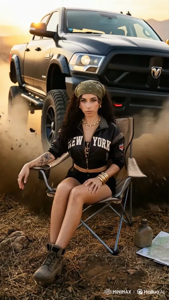 上传照片车型，瞬间生成你与凌空飞车同框的未来感酷炫大片