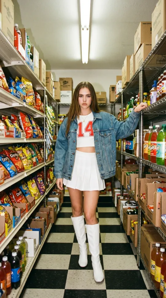 上传照片，AI生成复古胶片便利店写真，定制你的怀旧大片