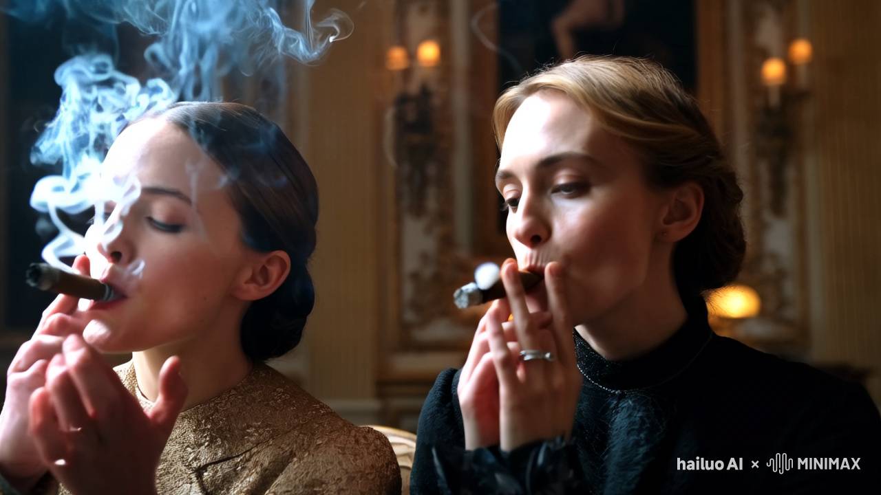 emma watson cigarette Emma Watson and Emma Stone in Elegant, Artistic Scene - AI Generated Video