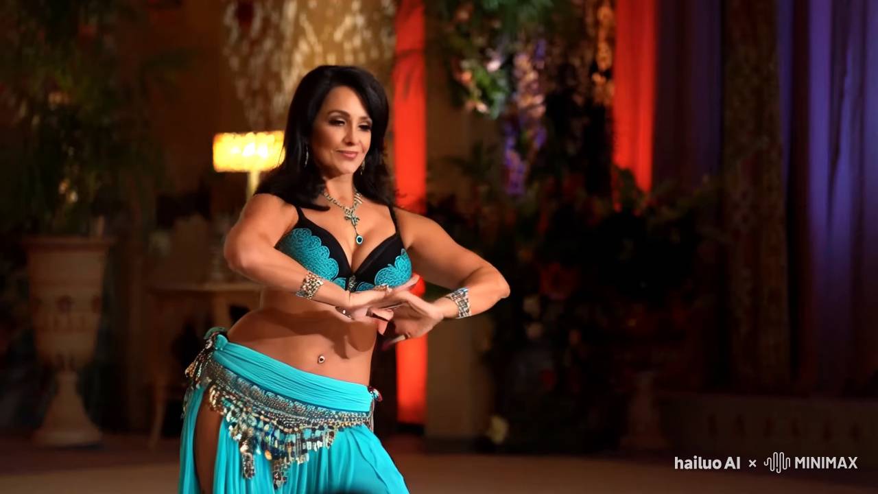 Kat Dennings Enacts Graceful Belly Dancing