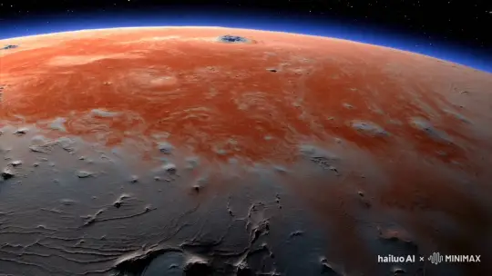 绕火星飞行 by Hailuo AI Video Generator