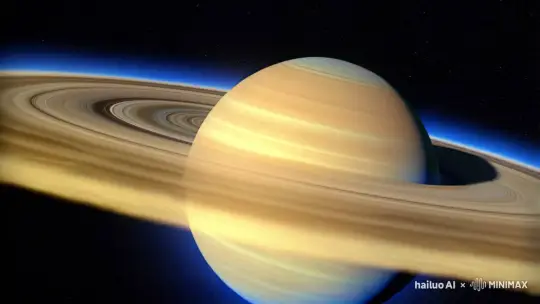 绕土星旅行 by Hailuo AI Video Generator