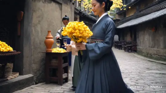 欲买桂花同载酒，古风 by Hailuo AI Video Generator