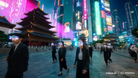 2077年的中国 by Hailuo AI Video Generator