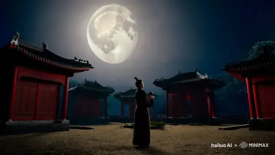 [前奏]
[主歌]
明月几时有
把酒问青天
不知天上宫阙
今夕是何年
我欲乘风归去
又恐琼楼玉宇
高处不胜寒
起舞弄清影
何似在人间
[预副歌]
转朱阁
低绮户
照无眠
不应有恨
何事长向别时圆
人有悲欢离合
月有阴晴圆缺
此事古难全
但愿人长久
千里共婵娟
[副歌]
明月几时有
把酒问青天
不知天上宫阙
今夕是何年
我欲乘风归去
又恐琼楼玉宇
高处不胜寒
起舞弄清影
何似在人间
[主歌]
转朱阁
低绮户
照无眠
不应有恨
何事长向别时圆
人有悲欢离合
月有阴晴圆缺
此事古难全
但愿人长久
千里共婵娟
[预副歌]
转朱阁
低绮户
照无眠
不应有恨
何事长向别时圆
人有悲欢离合
月有阴晴圆缺
此事古难全
但愿人长久
千里共婵娟 by Hailuo AI Video Generator