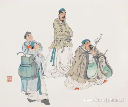 画面中的人物走动说话 by Hailuo AI Video Generator