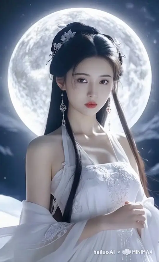 美女眨了一下眼睛，看向远方，风吹过她的衣角，整个人显得更加妩媚了。视频分辨率1080P；9秒 by Hailuo AI Video Generator