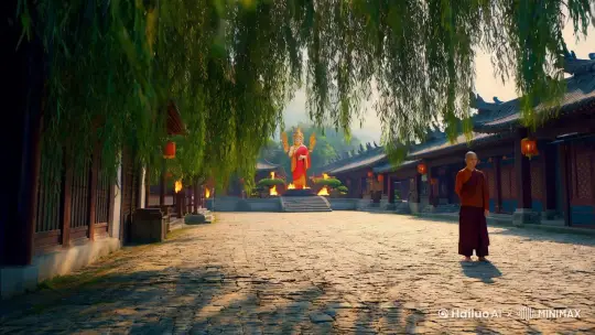 藏头诗
陌头杨柳枝，
生涯尚似僧。
人谋固无准，
祝融将御节。
你莫思量我，
永占山侗位。
远水浮仙棹，
开宴忆瑶池。
心景雨无著。 by Hailuo AI Video Generator