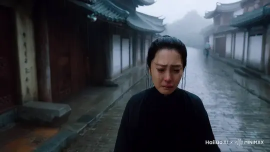 清明时节，雨纷纷，旧巷独行魂。念亲恩，心绵绵，家门遥望泪眼。尘世牵，梦回频，纸鸢飞向天边寄思亲。 by Hailuo AI Video Generator