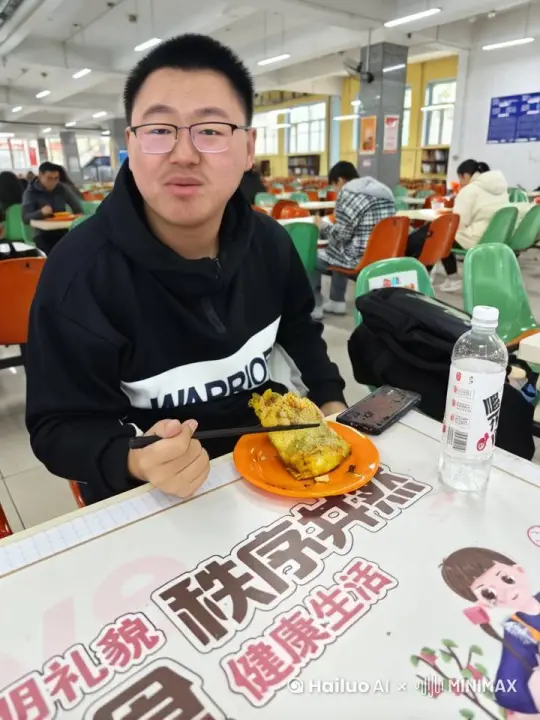 食物中毒，脸变绿了 by Hailuo AI Video Generator
