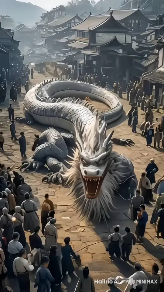 白龙动起来飞起来，镜头动起来。 by Hailuo AI Video Generator