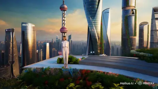 2060年以后的上海 by Hailuo AI Video Generator