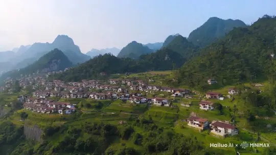 贵州省六盘水市六枝特区龙河镇龙
场村8组 by Hailuo AI Video Generator