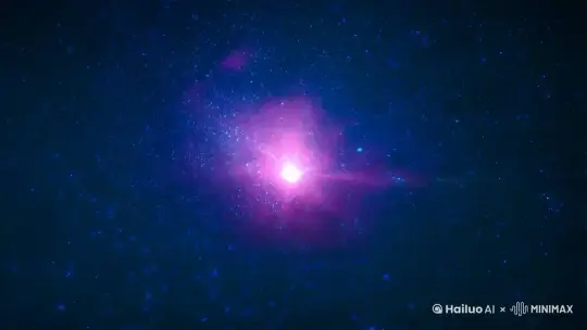 量子泡沫里，神秘光影闪烁，未知存在呼之欲出。
 by Hailuo AI Video Generator