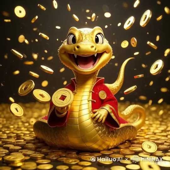 金蛇动起来，金币动起来 by Hailuo AI Video Generator