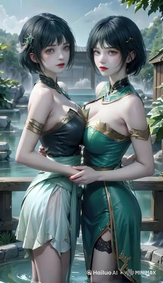 两个人 对打起来 by Hailuo AI Video Generator