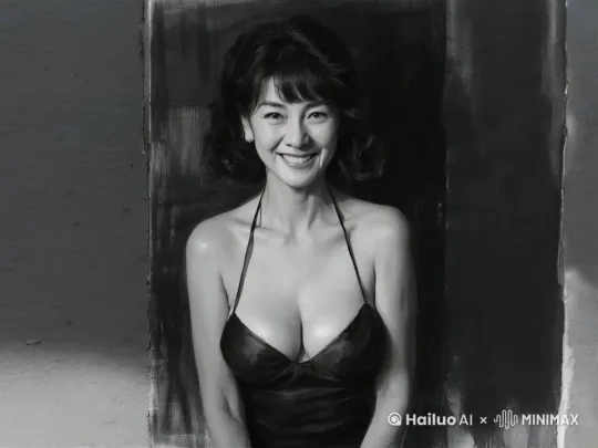 嫣然一笑，起身离开 by Hailuo AI Video Generator
