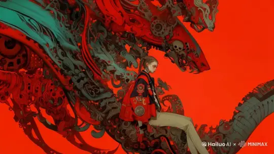 镜头平摇，女孩陷入沉睡 by Hailuo AI Video Generator