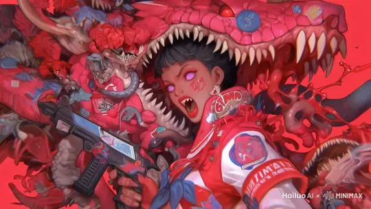 女孩不断开抢射击 by Hailuo AI Video Generator