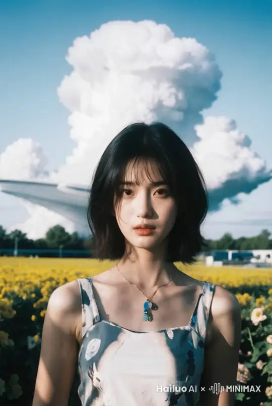 忧郁的看着镜头，不要说话 by Hailuo AI Video Generator