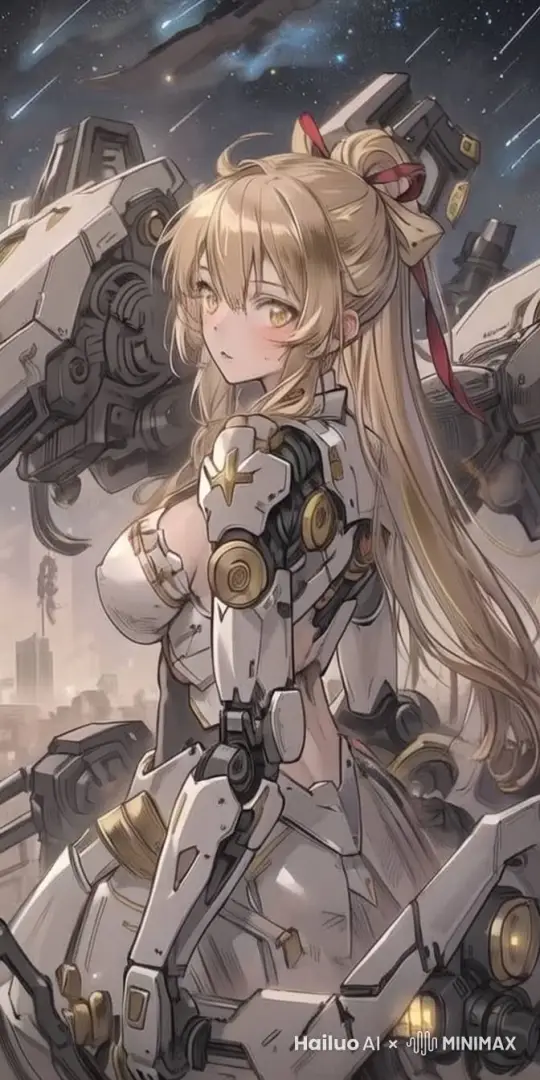 未来世界机甲少女 by Hailuo AI Video Generator