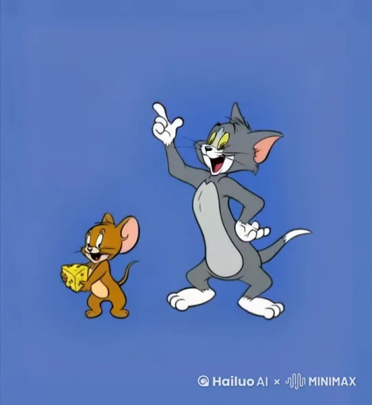猫咪举起老鼠，把老鼠变成一件衣服，猫咪把衣服往肩膀上一搭 by Hailuo AI Video Generator