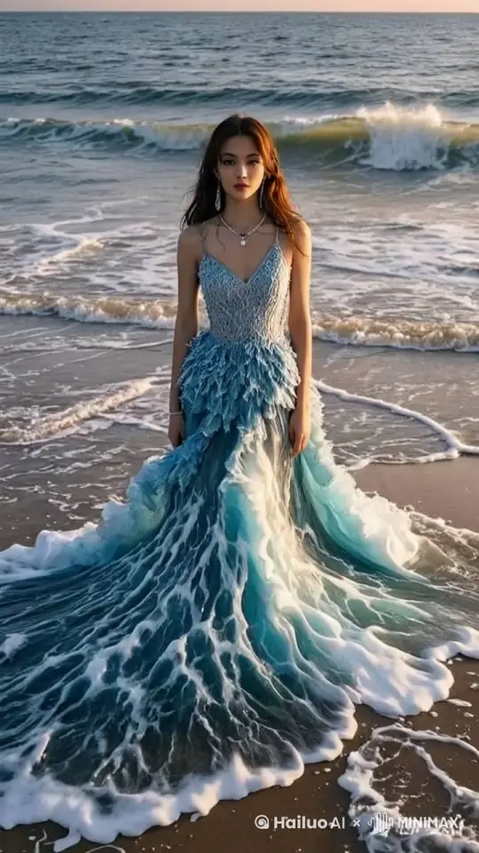 美丽的海涛，整体效果非常满意 by Hailuo AI Video Generator