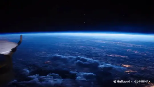 Gradually approaching the Nantianmen Project Base from the distant part of the universe, revealing its entire appearance one by one. by Hailuo AI Video Generator