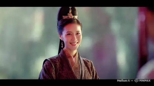 一个拥有西方人气质，东方人面孔，身材高挑的性感女士，对着我微笑 by Hailuo AI Video Generator